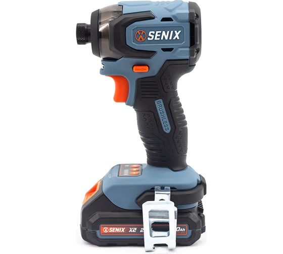 Импульсный шуруповерт SENIX X2 20В, 180Нм, 1х4Ач, ЗУ, кейс PDIX2-M6-EU