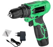 Дрель-шуруповерт аккумуляторная Zitrek Green Li Plus, 12В, 1x1.5Ач 083-1021