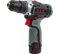 Дрель аккумуляторная P.I.T. X-DRIVER 12В, 22Нм, 10 мм, 2ск, 0-350/1350, 1x2,0Ач, ЗУ, коробка PBM12K-10A/1