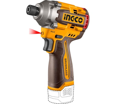 Аккумуляторный ударный шуруповерт INGCO 16В 170 Нм INDUSTRIAL CIRLI16178