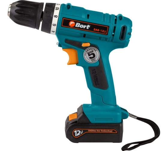 Аккумуляторная дрель-шуруповерт BORT BAB-12Li 91276049