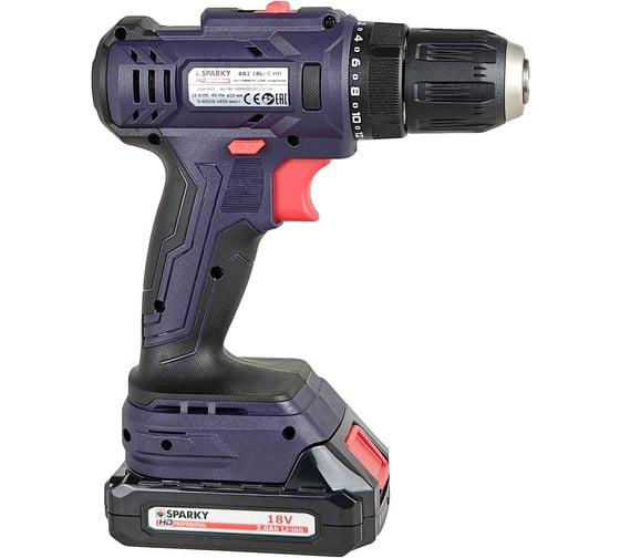 Аккумуляторная дрель-шуруповерт SPARKY BR2 18Li-C HD 14000195157