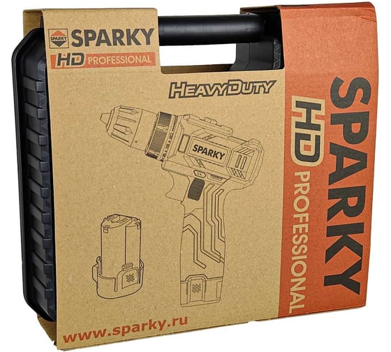 Аккумуляторная дрель-шуруповерт SPARKY BR2 12Li-C HD 14000196157