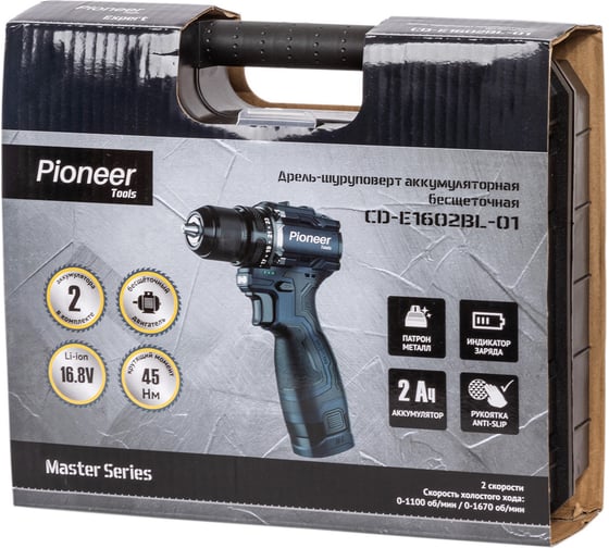 Дрель-шуроповерт Pioneer CD-E1602BL-01