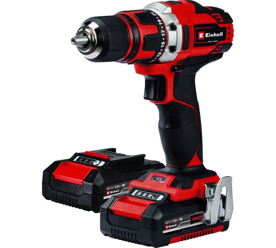 Аккумуляторная дрель-шуруповерт Einhell PXC TE-CD 18/40-1 Li (2x1,5Ah)  4513939
