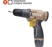Аккумуляторная дрель-шуруповерт Nocord 12В, 2x2.0 А·ч Li-Ion, в кейсе + 13 предметов оснастки, NCD-12.2.20.C 900194.NCD-12.2.20.C-2
