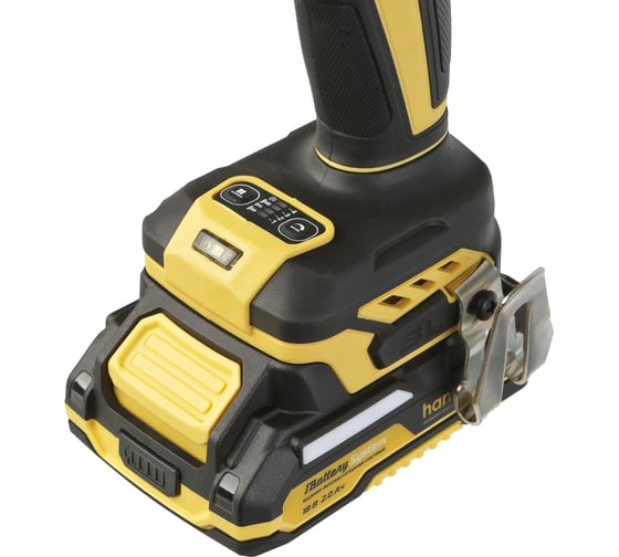 Винтоверт Hanskonner удар б/щ, 18В,1BatterySystem, 280Нм,1/4",2x2Ач, кейс HCD20280BLWC