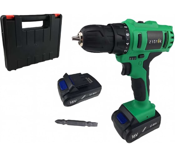 Аккумуляторная дрель-шуруповерт Zitrek Greenpower 16-Li 063-4075