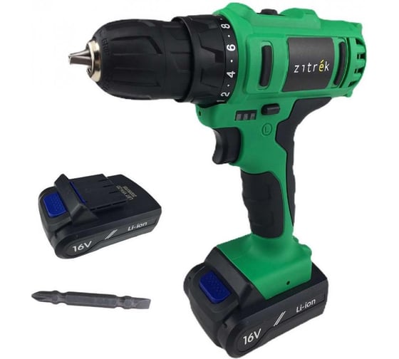 Аккумуляторная дрель-шуруповерт Zitrek Greenpower 16-Li 063-4075