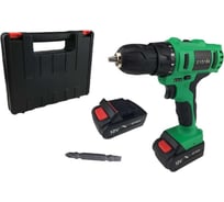 Аккумуляторная дрель-шуруповерт Zitrek Greenpower 12-Li (12В, Li-ion аккумулятор 2шт, ЗУ, кейс, бита) 063-4074