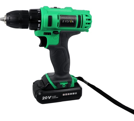 Аккумуляторная дрель-шуруповерт Zitrek Greenpower 20-Li 063-4076