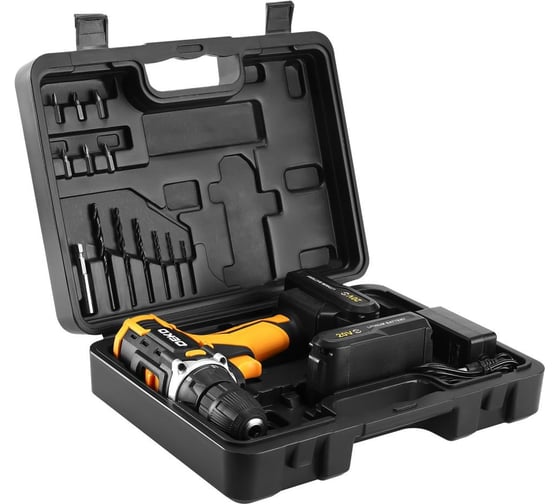Аккумуляторная дрель-шуруповерт DEKO Banger 20V ONE+ SET1 в кейсе, 2x1.5Ач 083-1110