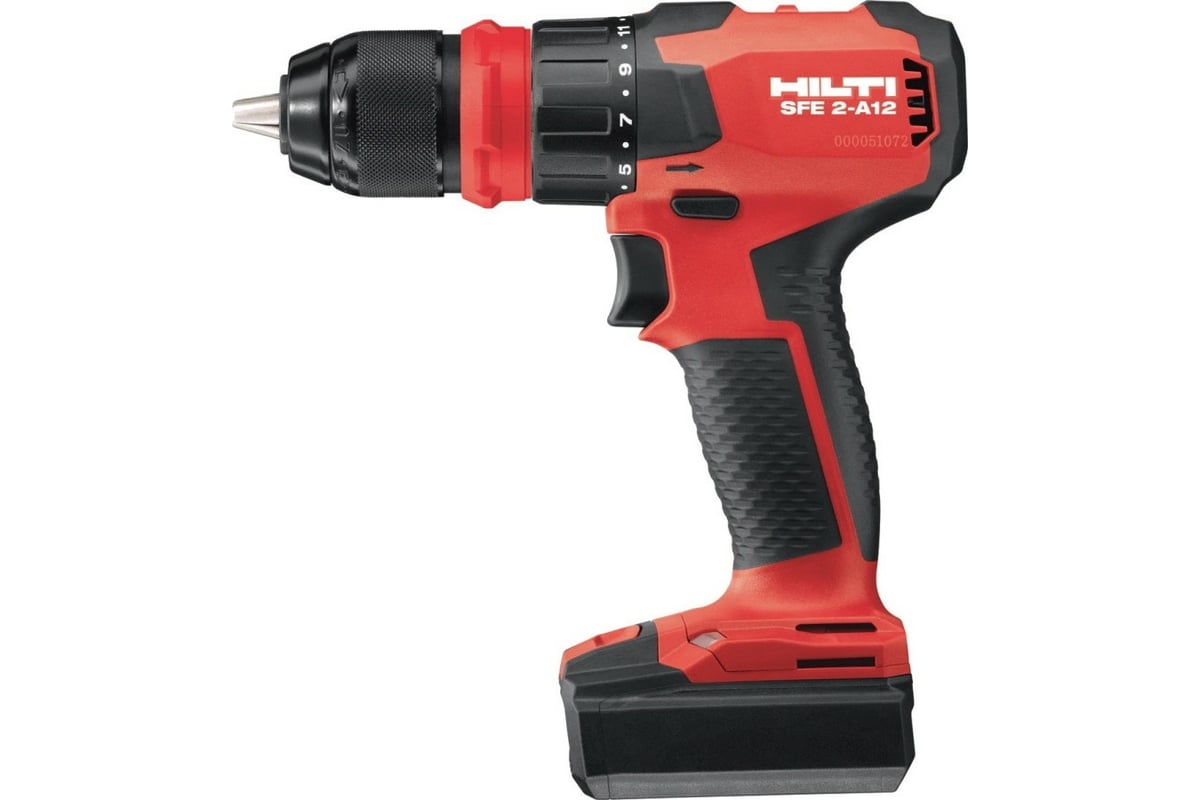 Комплект HILTI: аккумуляторная дрель-шуруповерт SFЕ 2-A12 + аккумулятор  B12/2.6 + зарядное устройство C 4/12-50 3729367