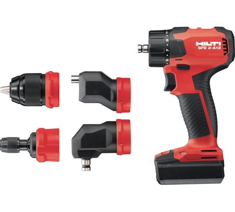 Комплект HILTI: аккумуляторная дрель-шуруповерт SFЕ 2-A12 + аккумулятор B12/2.6 + зарядное устройство C 4/12-50 3729367