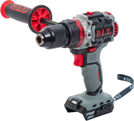 Дрель ударная аккум. бесщёточная P.I.T. X-DRIVER SOLO (20В, 75Нм, метал патрон 13мм, 2ск) PSB20H-13D