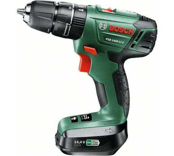Ударная аккумуляторная дрель-шуруповерт Bosch PSB 1440 LI-2 06039A3205
