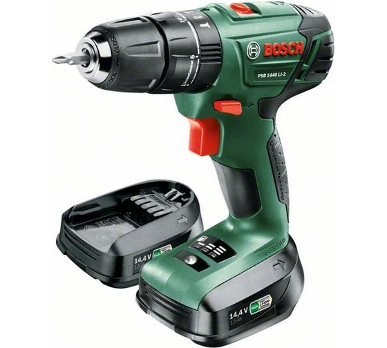 Ударная аккумуляторная дрель-шуруповерт Bosch PSB 1440 LI-2 06039A3205