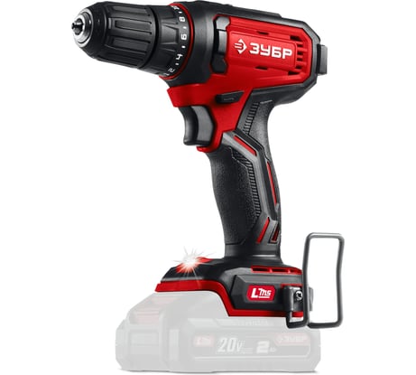 Дрель-шуруповерт ЗУБР 20 В, 40 Нм, без АКБ (LMS) ДШ-40