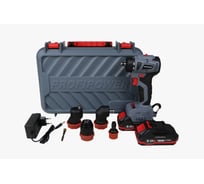 Аккумуляторный бесщеточный шуруповерт со сменными насадками Profipower MKBL-18BM (18В, 45Нм, Li-ion-2шт, 2.0Ач, 0,8-10мм, бита, З/У,в кейсе) E0250