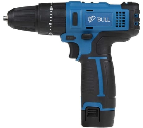 Аккумуляторная дрель-шуруповерт BULL SR 1201 в чемодане 04003325