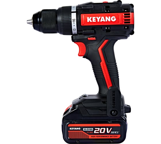 Аккумуляторная дрель-шуруповерт KEYANG DD20BLA-70C (Set)