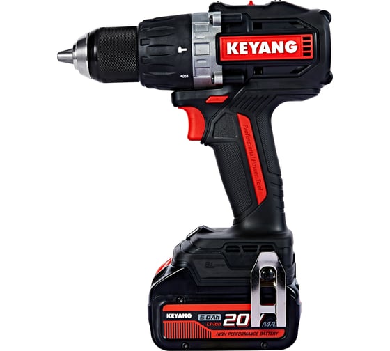 Аккумуляторная ударная дрель-шуруповерт KEYANG DM20BLH-100E (Set)