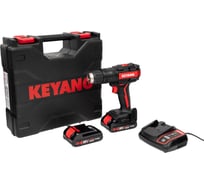 Аккумуляторная ударная дрель-шуруповерт KEYANG 2 АКБ 2 А*ч DM18BL-W (Set)