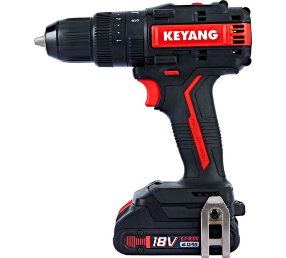 Аккумуляторная ударная дрель-шуруповерт KEYANG DM18BL-W (Set)