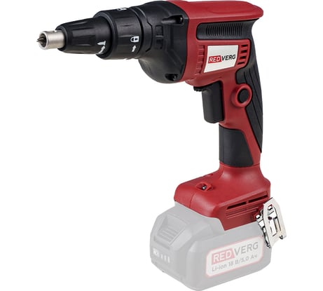 Шуруповерт для гипсокартона аккумуляторный бесщеточный REDVERG RD-DS18BLC/U (без акк, без з/у) 6689104