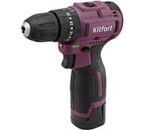 Аккумуляторная ударная дрель-шуруповерт KITFORT КТ-6505