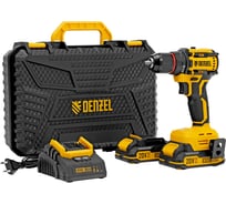 Дрель-шуруповерт аккумуляторная бесщеточная Denzel CDH-BL-20, Li-Ion, 20 В 26123