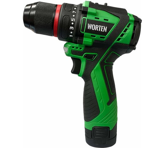 Дрель-шуруповерт бесщеточная WORTEN 2x3.0Ач, 16В IM КА-90000576