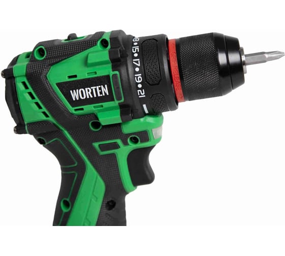 Дрель-шуруповерт бесщеточная WORTEN 2x3.0Ач, 16В IM КА-90000576
