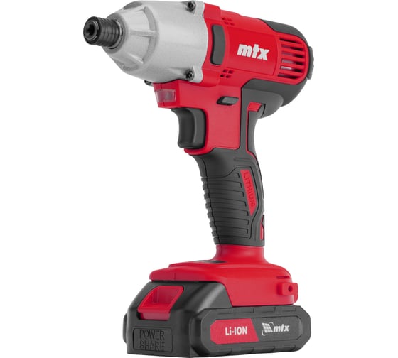 Винтоверт ударный аккумуляторный MTX CIDS-20-280, Li-Ion, 20 В 26580