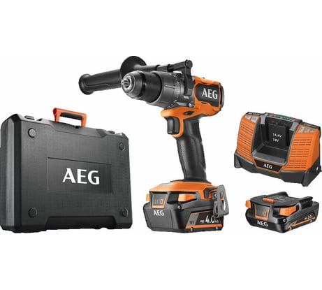Бесщеточная аккумуляторная ударная дрель-шуруповерт AEG 18В BSB18C3BL-X02C 4935478937