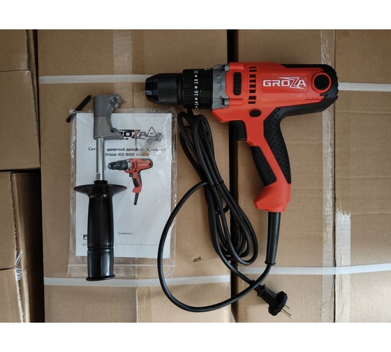 Сетевой шуруповерт Grozatools iDI-500 dakich G0402