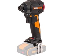 Винтоверт ударный WORX бесщеточный аккумуляторный, 20В, 200Нм, без АКБ и ЗУ, коробка WX265.9