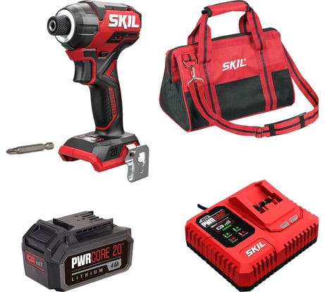 Набор аккумуляторный SKIL Винтоверт ID6739(250 Нм)+АКБ(4Ач)+ЗУ(150W)+ сумка 9-1-015