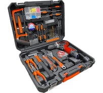 Дрель-шуруповерт аккумуляторная с набором ручного инструмента EDON CF-1201N 22836