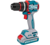 Аккумуляторная компактная бесщеточная ударная дрель-шуруповерт TOTAL 76 Нм TIDLI20768