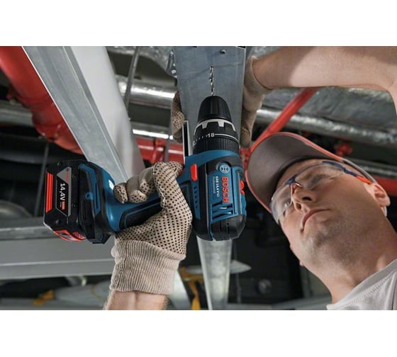 Аккумуляторная ударная дрель-шуруповерт Bosch GSB 14,4 V-LI 0.615.990.CU9