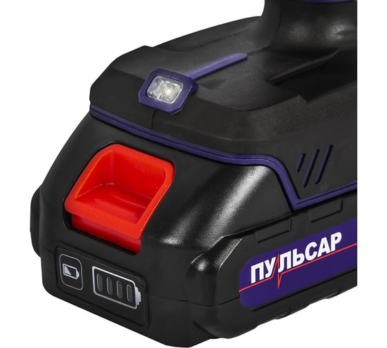 Дрель аккумуляторная безударная ПУЛЬСАР ДА 14-30 (14,4В, 30Hm, Li-on, 2,0Ah, 2акк,кейс) 923-095