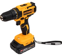 Дрель-шуруповерт STEHER 20 В, 40 Н·м, 1 АКБ LMS (2 А·ч), CD-40-21