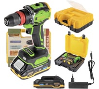 Шуруповерт аккумуляторный PROCRAFT PA18Pro DFR 20В 30Нм (1 АКБ 1,5Ач+ЗУ+Кейс) PA18Pro DRF-1b-c