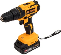 Ударная дрель-шуруповерт STEHER STEHER 20 В, 40 Н·м, 1 АКБ LMS (2 А·ч) CDS-40-21CDS-40-21
