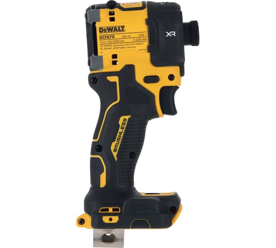 Аккумуляторный масляный шуруповерт Dewalt DCF870N, 18 В, 56 Нм, 4200 уд/мин, без АКБ и ЗУ DCF870N-XJ