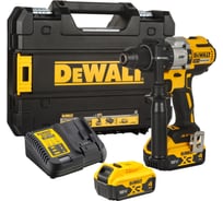 Дрель-шуруповерт Dewalt DCD996M2, 18 В, 2250 об/мин, 38250 уд/мин, с 2 АКБ 4 Ач и ЗУ, в кейсе TSTAK DCD996M2-QW