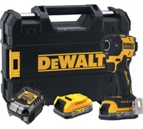 Аккумуляторный масляный шуруповерт Dewalt DCF870E2T, 18 В, 56 Нм, 4200 уд/мин, с 2 АКБ 1.7 Ач и ЗУ, в кейсе TSTAK DCF870E2T-QW
