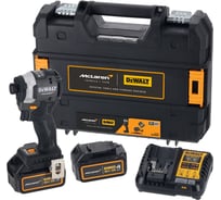 Шуруповерт Dewalt McLaren Limited Edition DCF85MM2T, 18 В, 205 Нм, 3800 уд/мин, с 2 АКБ 4 Ач и ЗУ, в кейсе TSTAK DCF85MM2T-QW