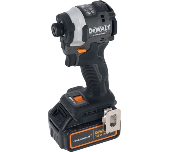 Шуруповерт Dewalt McLaren Limited Edition DCF85MP2T, 18 В, 205 Нм, 3800 уд/мин, с 2 АКБ 5 Ач и ЗУ, в кейсе TSTAK DCF85MP2T-QW
